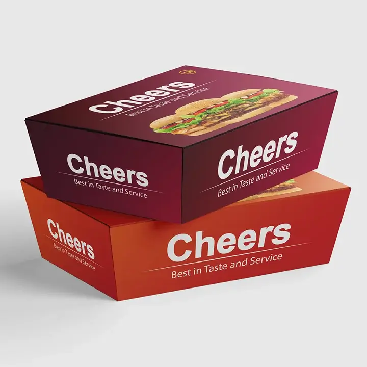 General food-grade cardboard boxes suitable for various culinary products