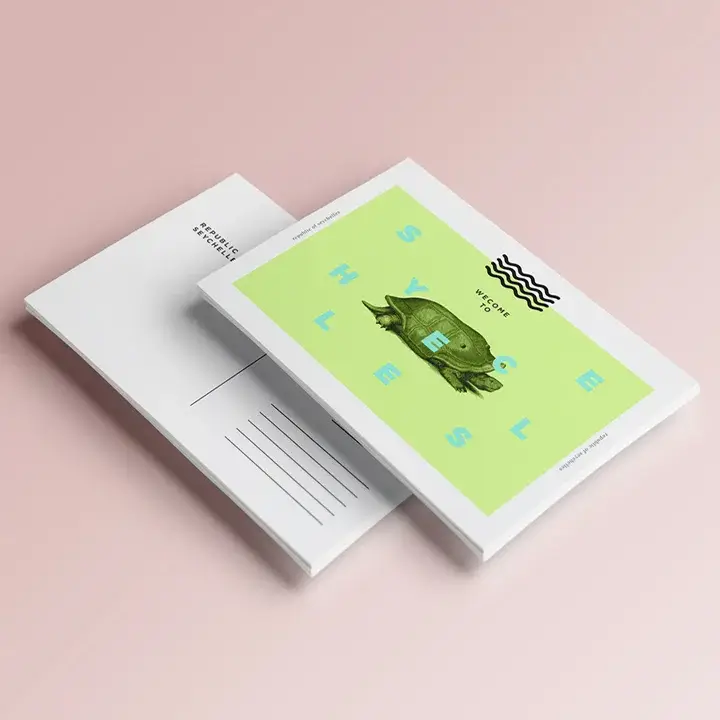 Custom promotional postcards for marketing campaigns