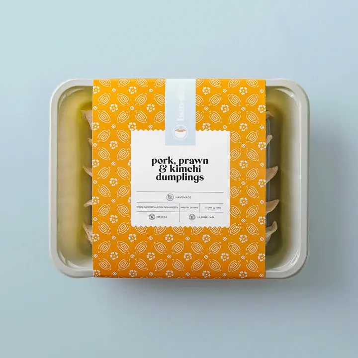 Moisture resistant frozen food packaging sleeves