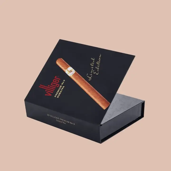 Premium rigid cigar boxes with matte finish