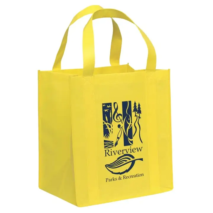 Custom reusable non-woven tote bags for eco-friendly branding