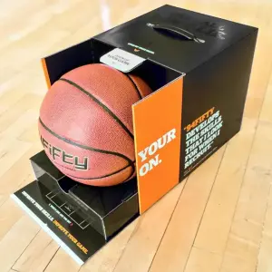 Corrugated basketball packaging boxes with custom print