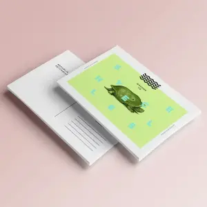 Custom promotional postcards for marketing campaigns
